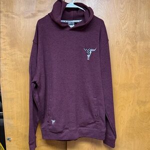 Cowboy Hardware men’s hoodie. Front pockets. Fleece feel lining